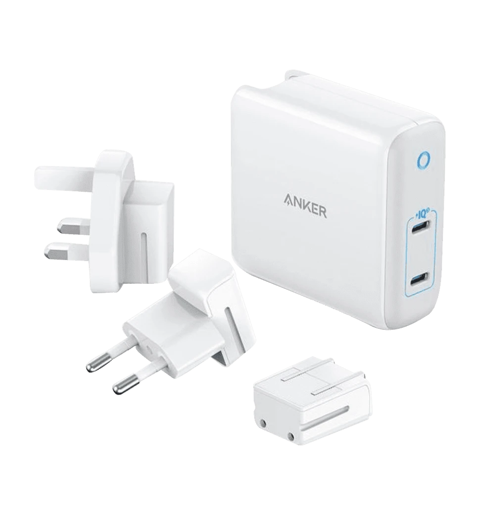 Адаптер ANKER PowerPort Atom III Duo - 60W 2xUSB-С (Білий) (6595759)