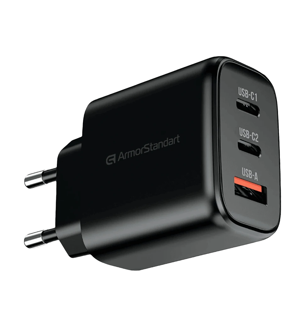 Адаптер ArmorStandart Resolute Power ARP-621 65W GaN Black (ARM70023)