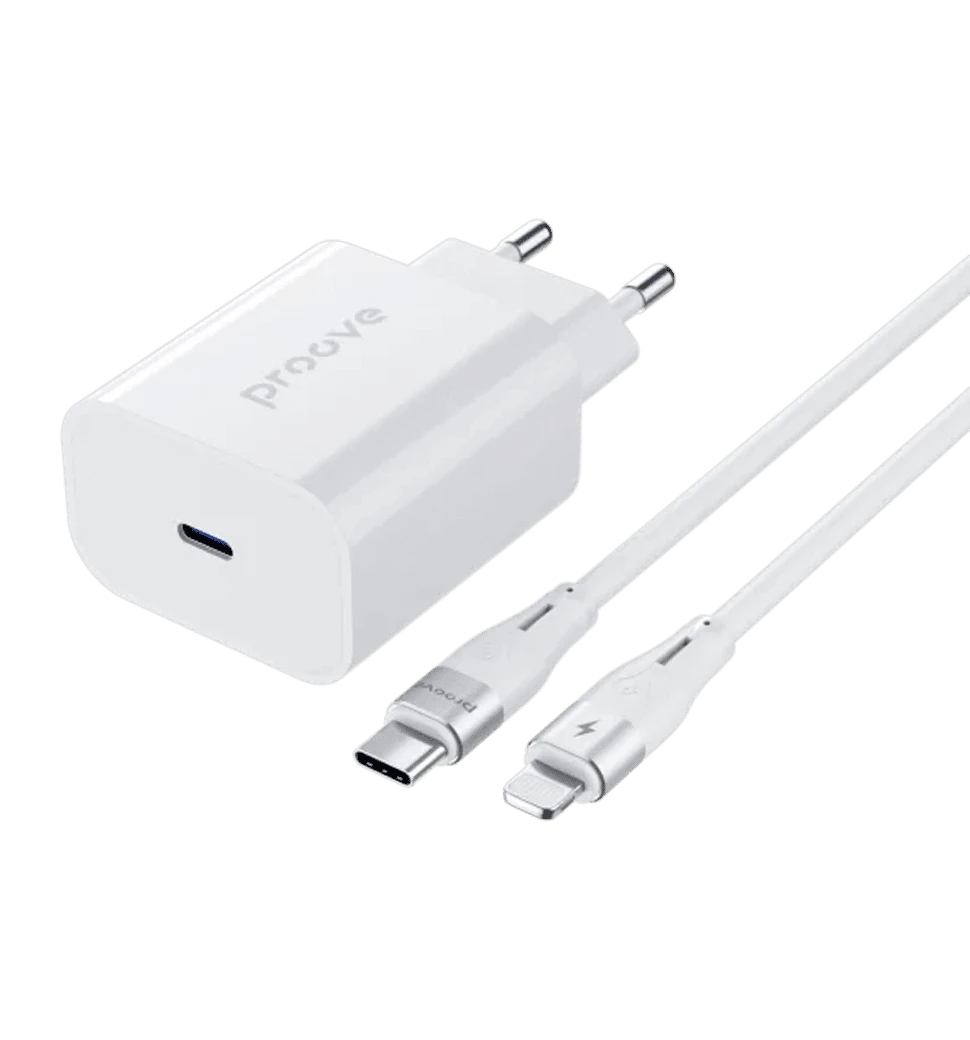 Адаптер Proove Rapid 20W (Type-C) + Кабель Type-C to Lightning