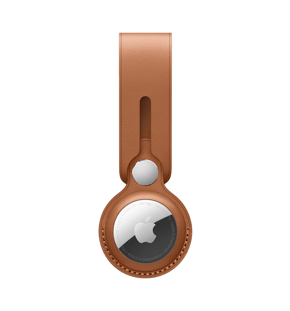 AirTag Leather Loop - Saddle Brown (MX4A2)