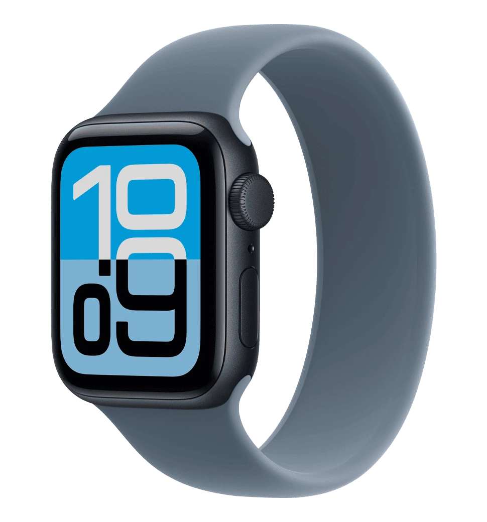 Apple Watch SE 3 GPS + Cellular 44mm Midnight Aluminium Case with Midnight Sport Band - M/L (MEPJ4)