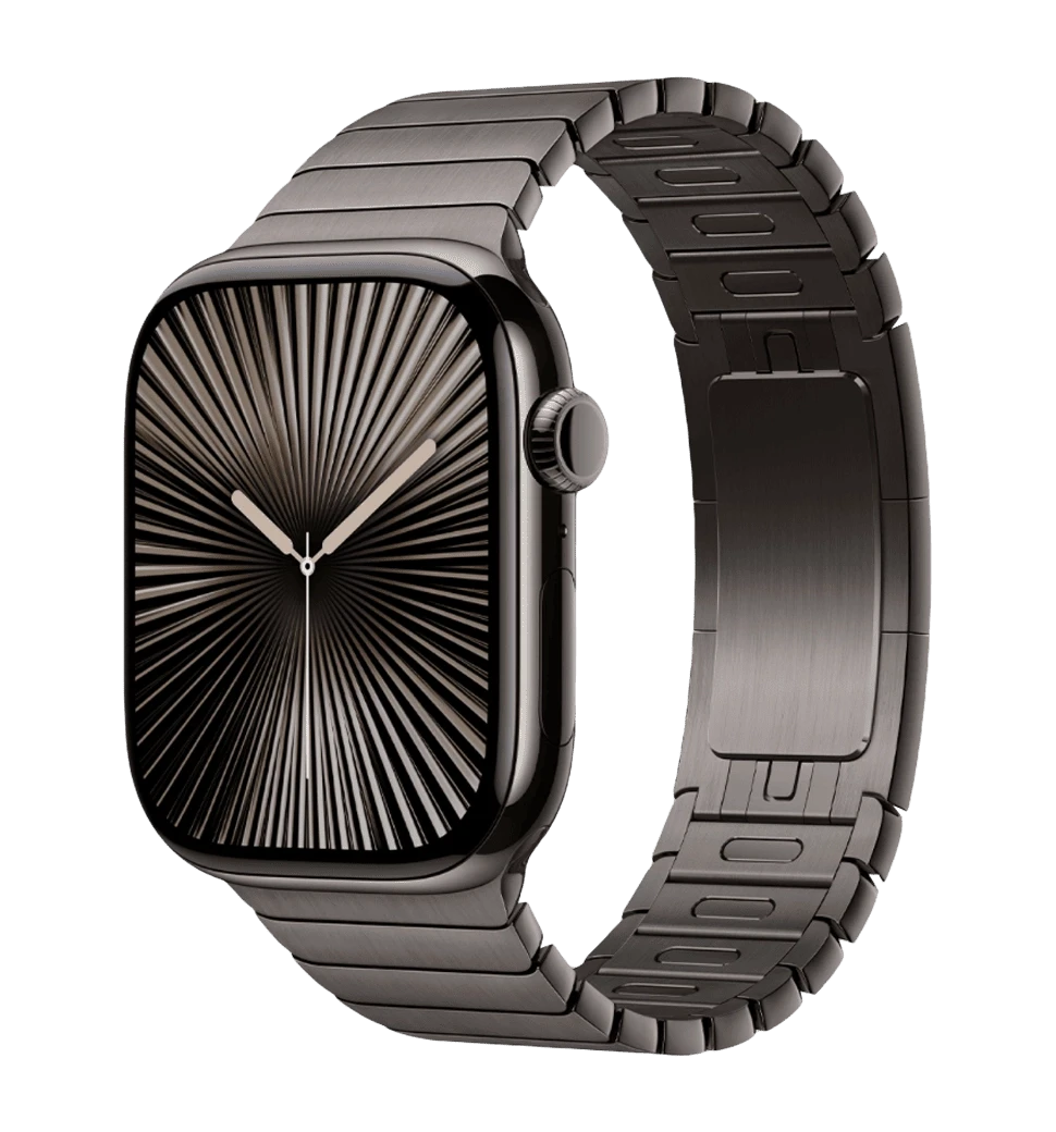 Apple Watch Series 10 GPS + Cellular 46mm Slate Titanium Case w. Slate Link Bracelet (MX173)