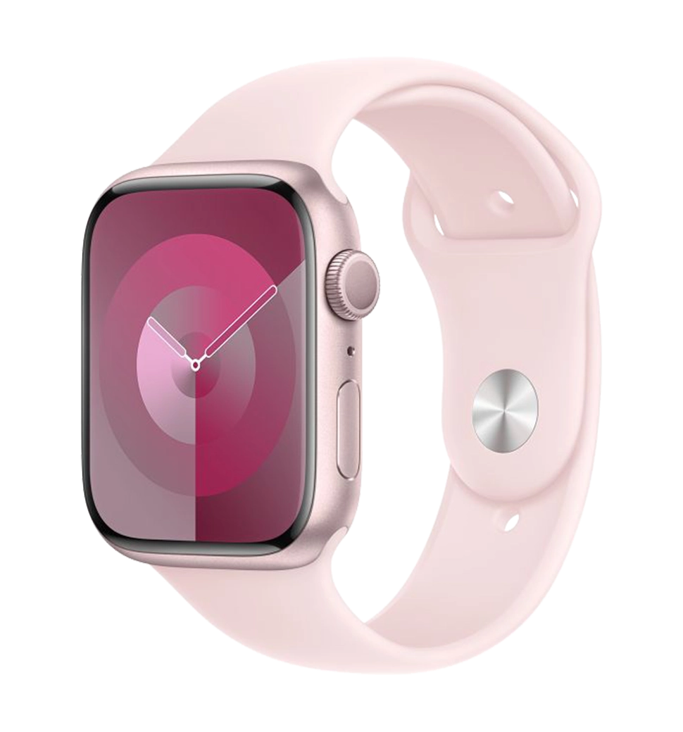 Apple Watch Series 9 41mm Pink Aluminum Case with Light Pink Sport Band S/M (MR933) БУ