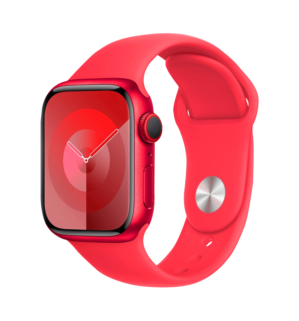 Apple Watch Series 9 41mm (PRODUCT)RED Aluminum Case with (PRODUCT)RED Sport Band M/L (MRXH3)