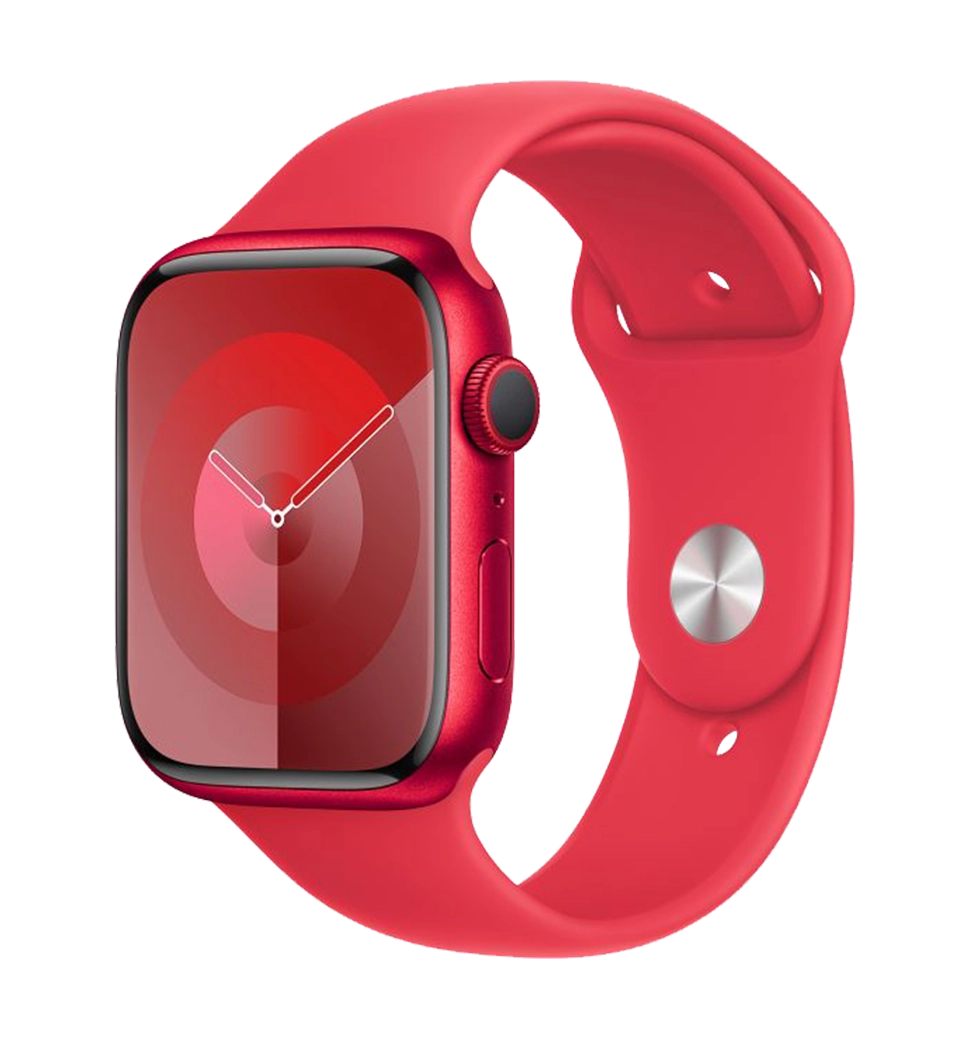 Apple Watch Series 9 41mm (PRODUCT)RED Aluminum Case with (PRODUCT)RED Sport Band S/M (MRXG3)