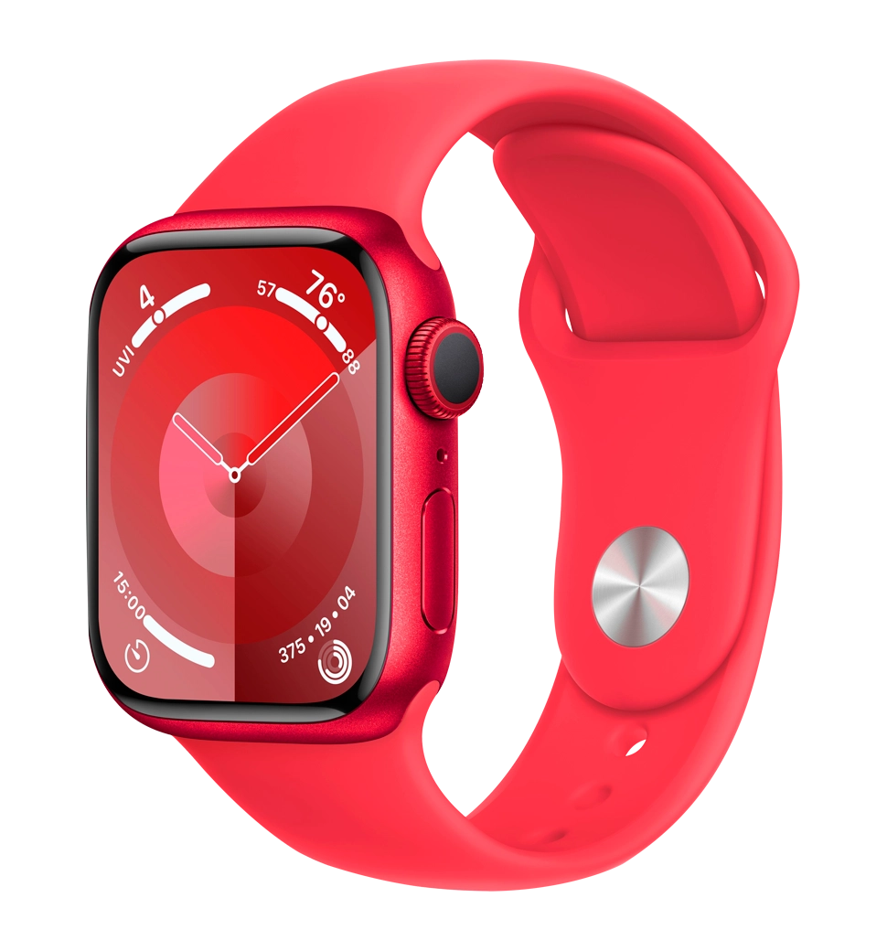 Apple Watch Series 9 45mm (PRODUCT)RED Aluminum Case with (PRODUCT)RED Sport Band M/L (MRXK3) Б/В