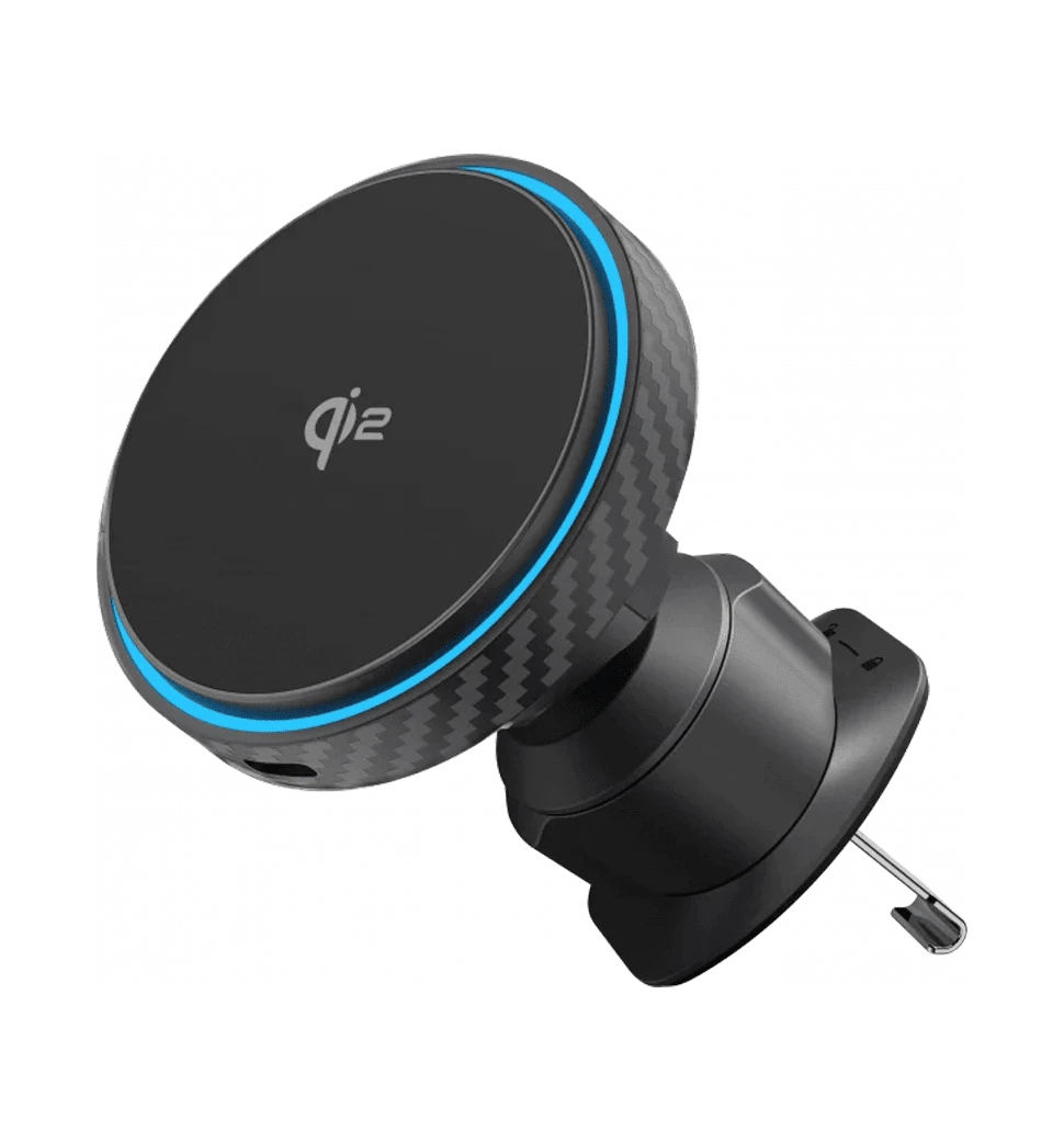Автомобільний тримач з Бездротовим ЗП Proove Graphite Circle Qi2 15W
