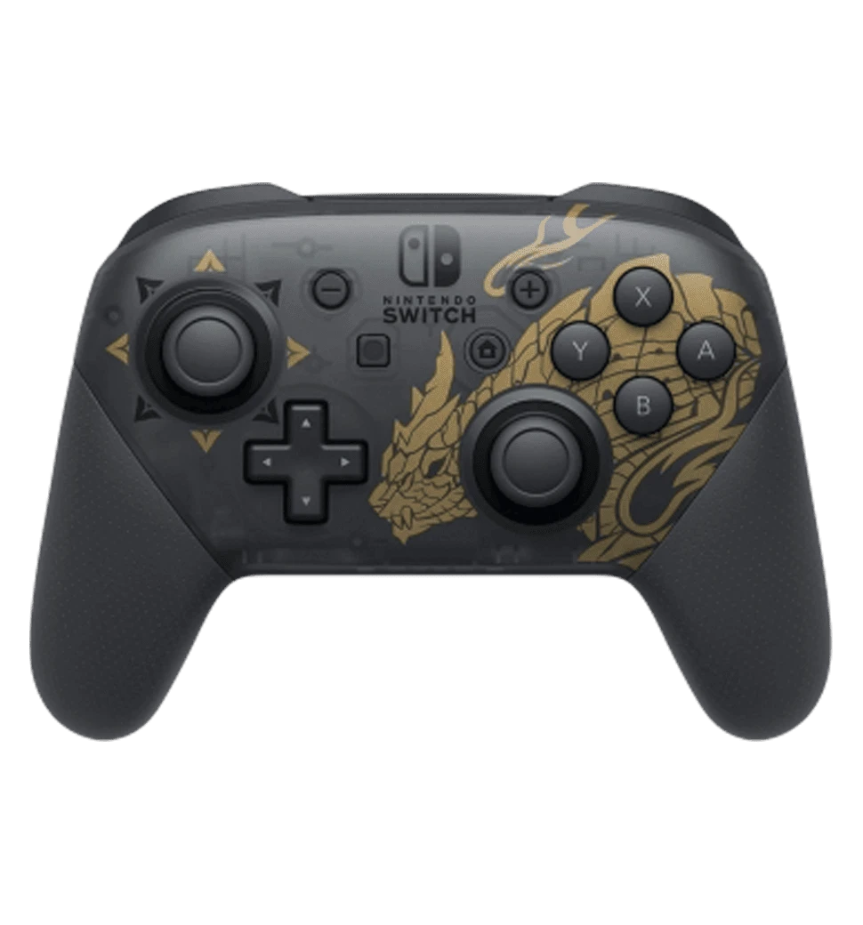 Беспроводной геймпад Nintendo Switch Pro Controller Monster Hunter Rise Edition