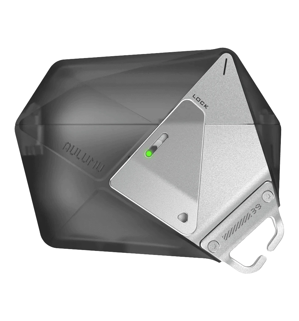 Чехол AULUMU A39 Case for AirPods 3 Pro,Translucent Gray black UA-A39-TG