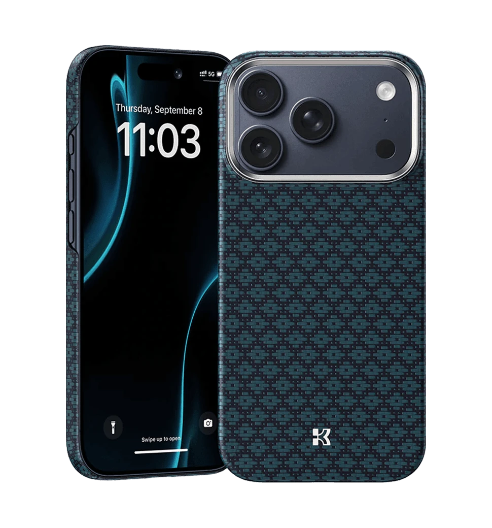 Чехол Benks ArmorGrid Magnetic Case Kevlar Fiber iPhone 17 Pro Max Blue-Collector's Edition