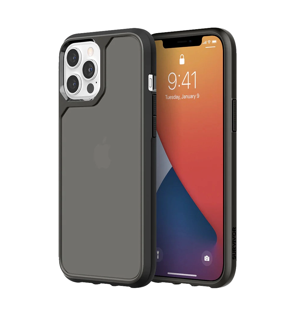 Чохол Griffin Survivor Strong iPhone 12 Pro Max - Black (GIP-053-BLK)