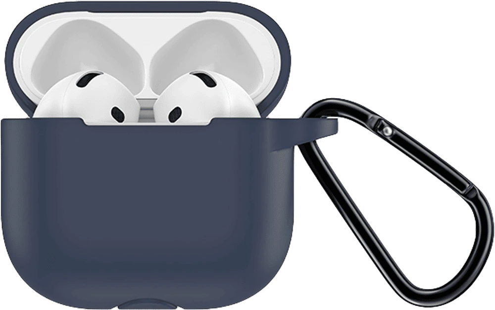 Чехол Keephone Airpods 4 Liquid Silicone Case Blue (KPSILIAIR4BL)