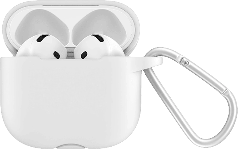 Чехол Keephone Airpods 4 Liquid Silicone Case White (KPSILIAIR4WH)