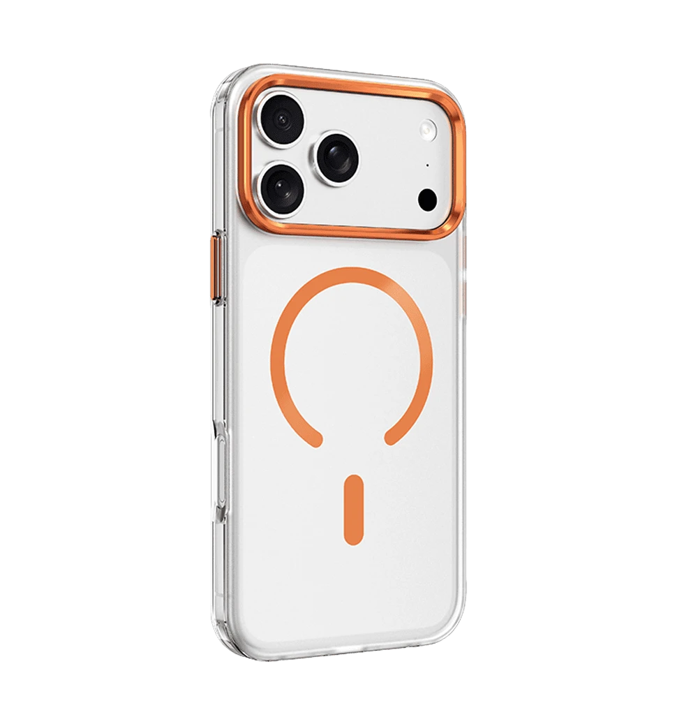 Чохол Keephone DAZZLE PRO MATTE CASE MagSafe Case for 17 Pro Max Orange Titanium (KPDAM17PMOR)