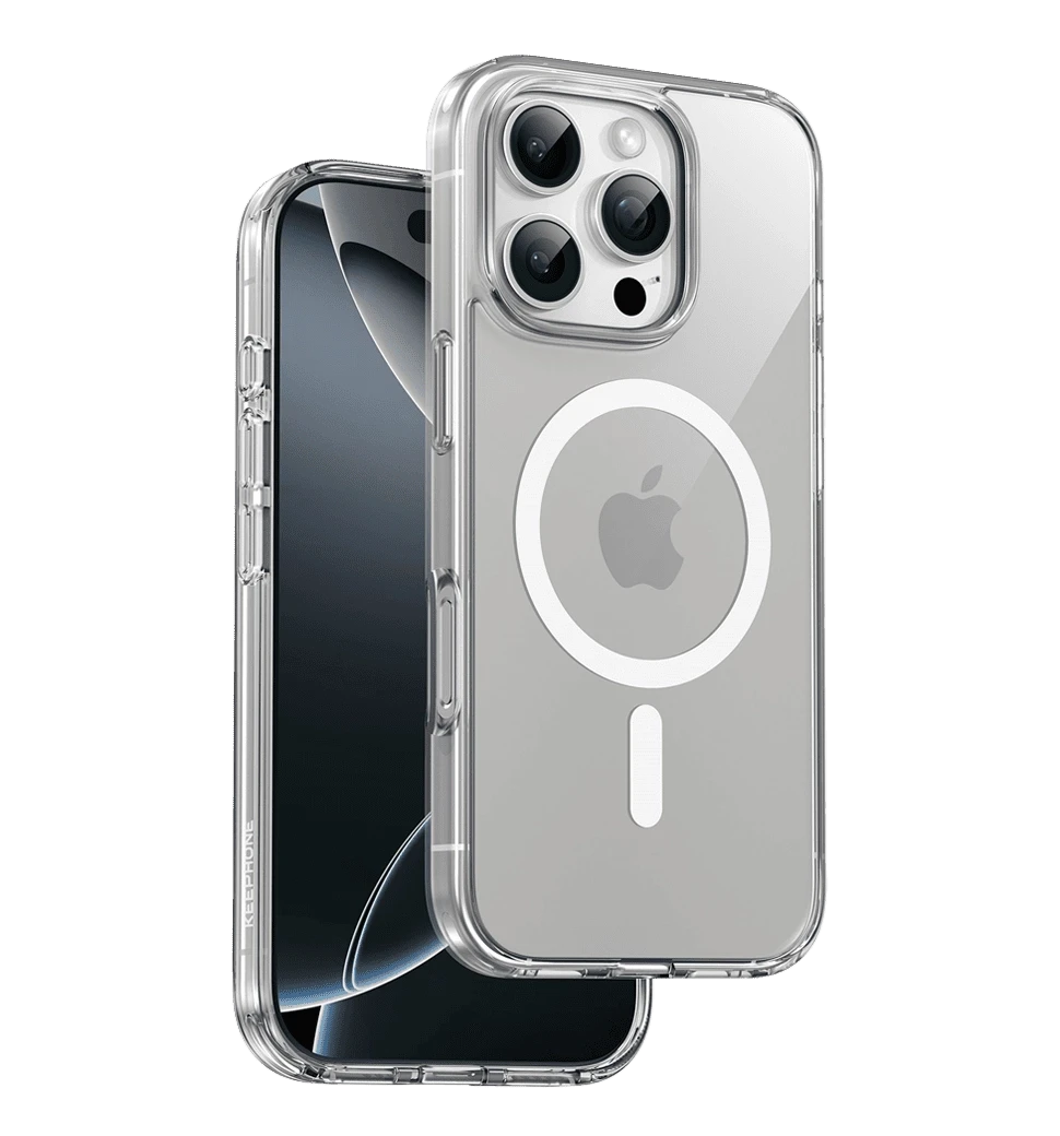 Чохол Keephone Hybrid Pro Case for 16 Pro Max Transparent (KPHBP16PMCL)