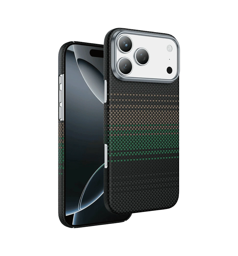 Чохол Keephone KEVLAR STARRY MagSafe Case for 17 Pro Black (KPKVSE17PSY)