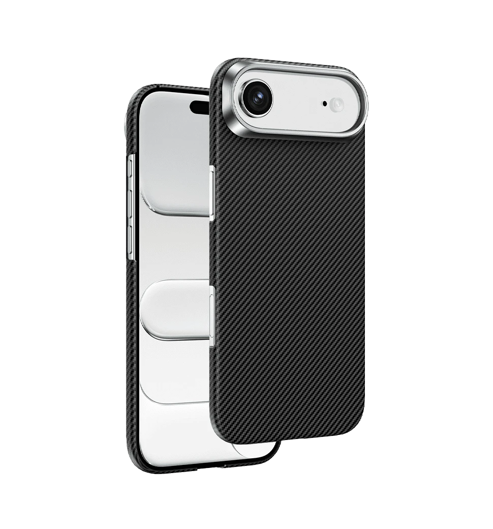 Чохол Keephone KEVLAR SWEDEN MagSafe Case for 17 Air Black (KPKVSN17ABK)