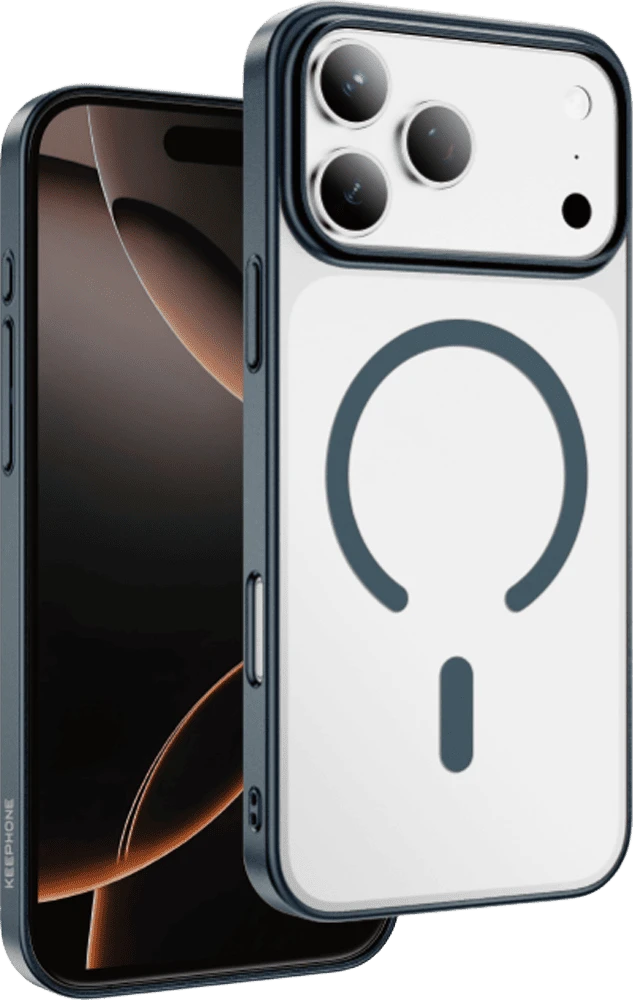Чохол Keephone SKINGRIP MagSafe Case for 17 Pro Max Blue Titanium (KPSKG17PMBL)