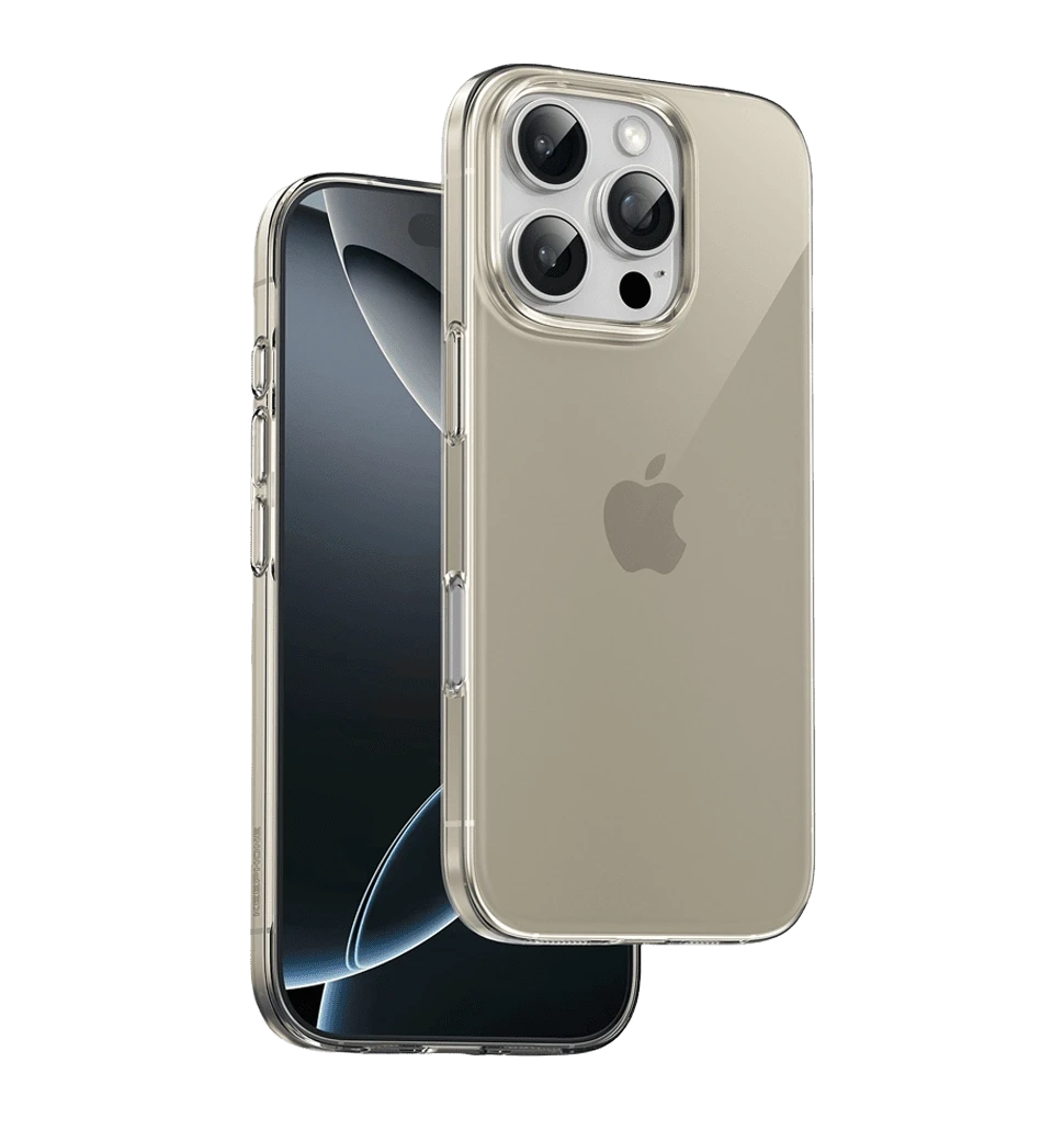 Чохол Keephone X-Crystal Case for 16 Pro Max Natural Titanium (KPX-CS16PMTGY)