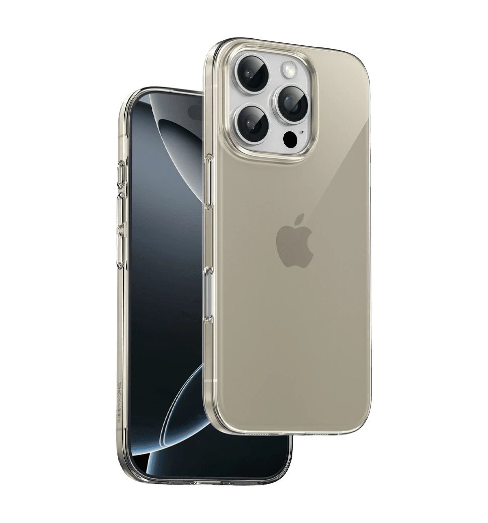 Чохол Keephone X-Crystal Case for 16 Pro Natural Titanium (KPX-CS16PTGY)