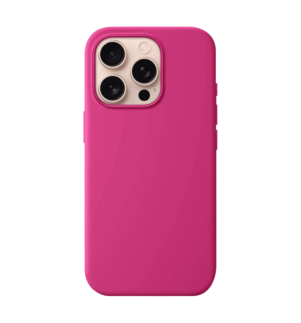 Чохол Monblan для iPhone 16 Pro Magnetic Silicone (Fuchsia)