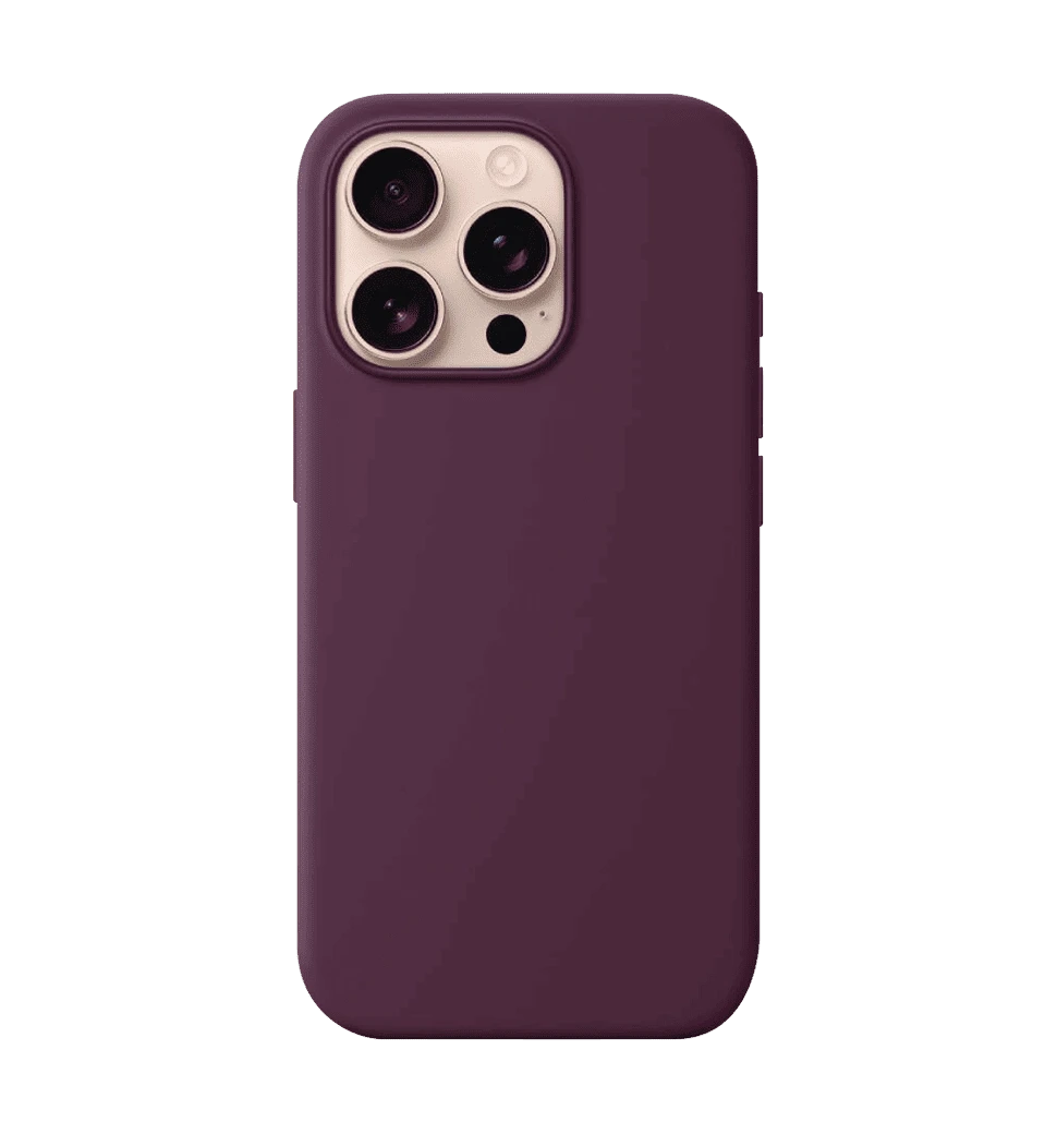 Чохол Monblan для iPhone 16 Pro Magnetic Silicone (Plum)