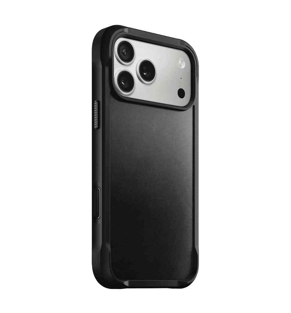 Чохол Nomad Rugged Leather Horween Black for iPhone 17 Pro (NM011802858)