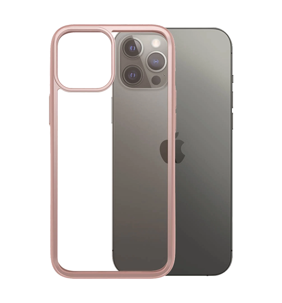 Чохол Panzer ClearCase for Apple iPhone 12 Pro Max Rose Gold AB (0275)