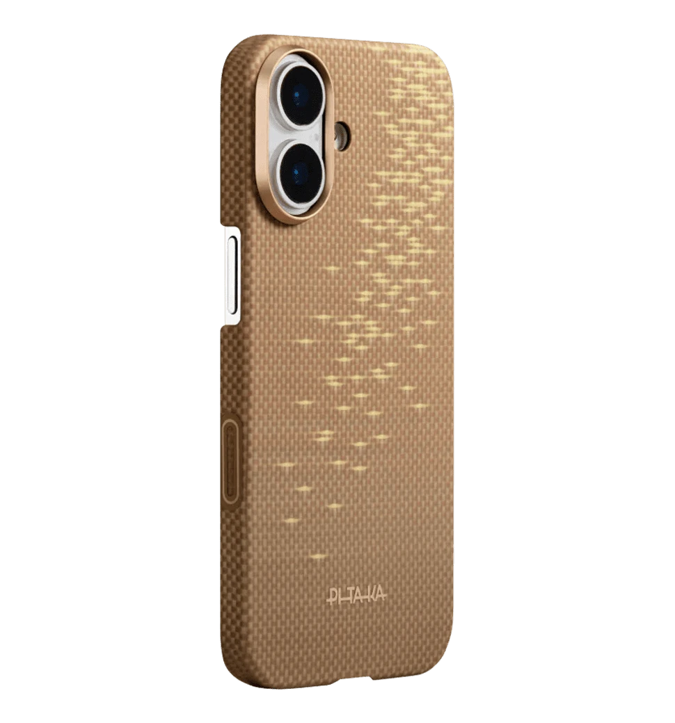 Чохол Pitaka Ultra-Slim Case Golden Glint for iPhone 17 (KI1701AG)