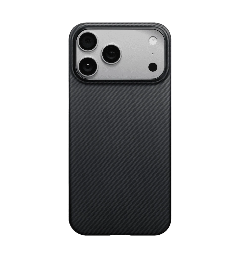 Чехол Pitaka Ultra-Slim Twill Black/Grey for iPhone 17 Pro (KI1701BP)
