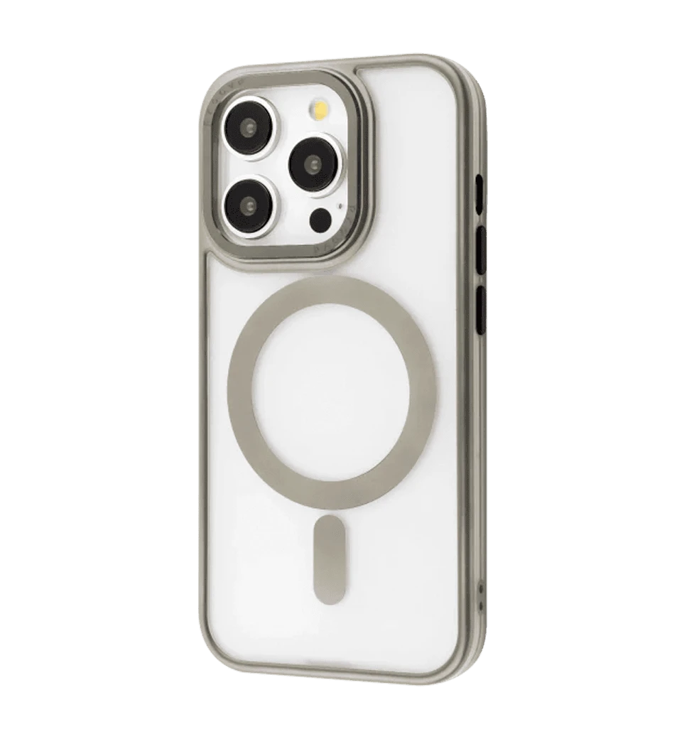 Чохол Proove Blur Case with Magnetic Ring iPhone 12/12 Pro (natural titanium) подарунок