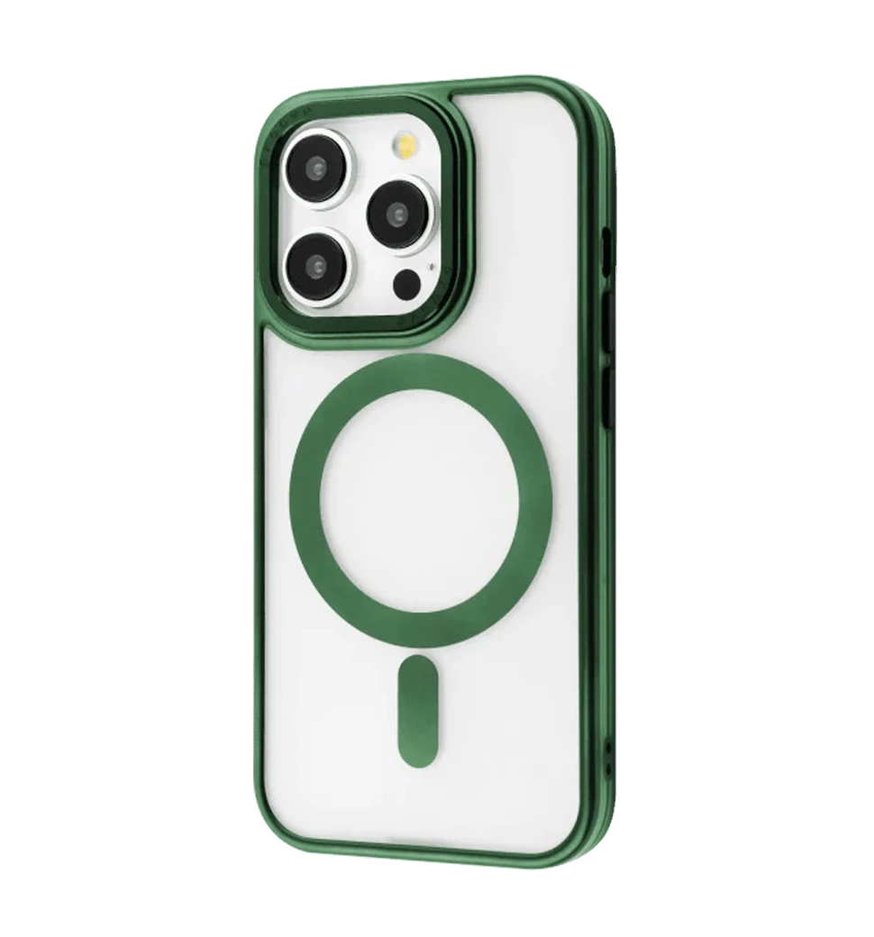 Чохол Proove Blur Case with Magnetic Ring iPhone 15 Pro (green) подарунок
