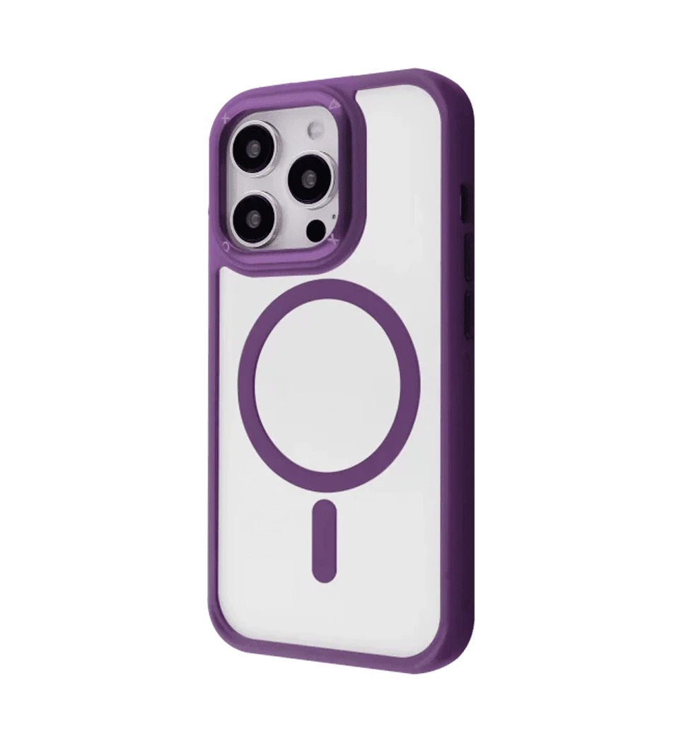 Чохол Proove Clear Essence Case with Magnetic Ring iPhone 14 Pro (deep purple) подарунок