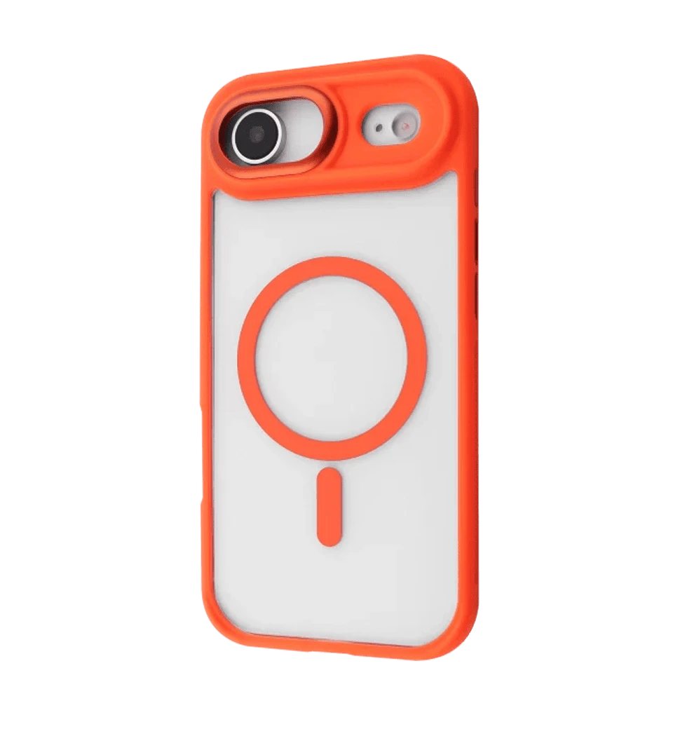 Чохол Proove Clear Essence Case with Magnetic Ring iPhone 17 Air (orange) подарунок