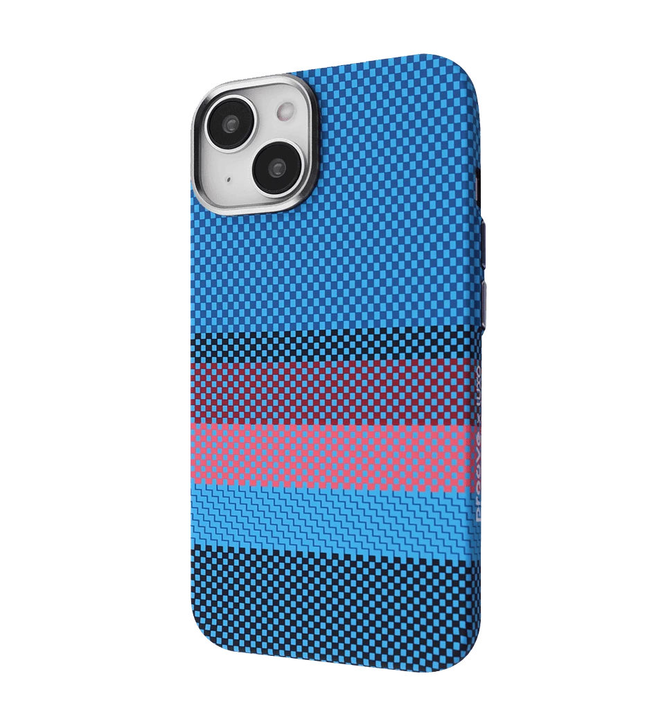 Чохол Proove Gleam Case with Magnetic Ring iPhone 13 (blue borders)