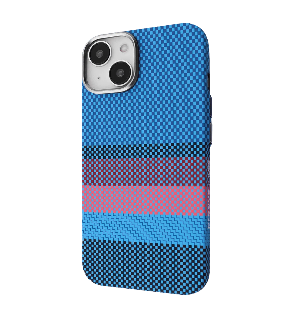 Чохол Proove Gleam Case with Magnetic Ring iPhone 15 (blue borders)