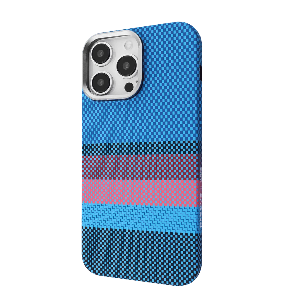 Чохол Proove Gleam Case with Magnetic Ring iPhone 15 Pro Max (blue borders)