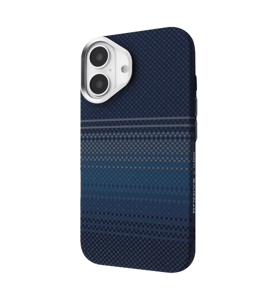 Чохол Proove Gleam Case with Magnetic Ring iPhone 16 (blue stripes)