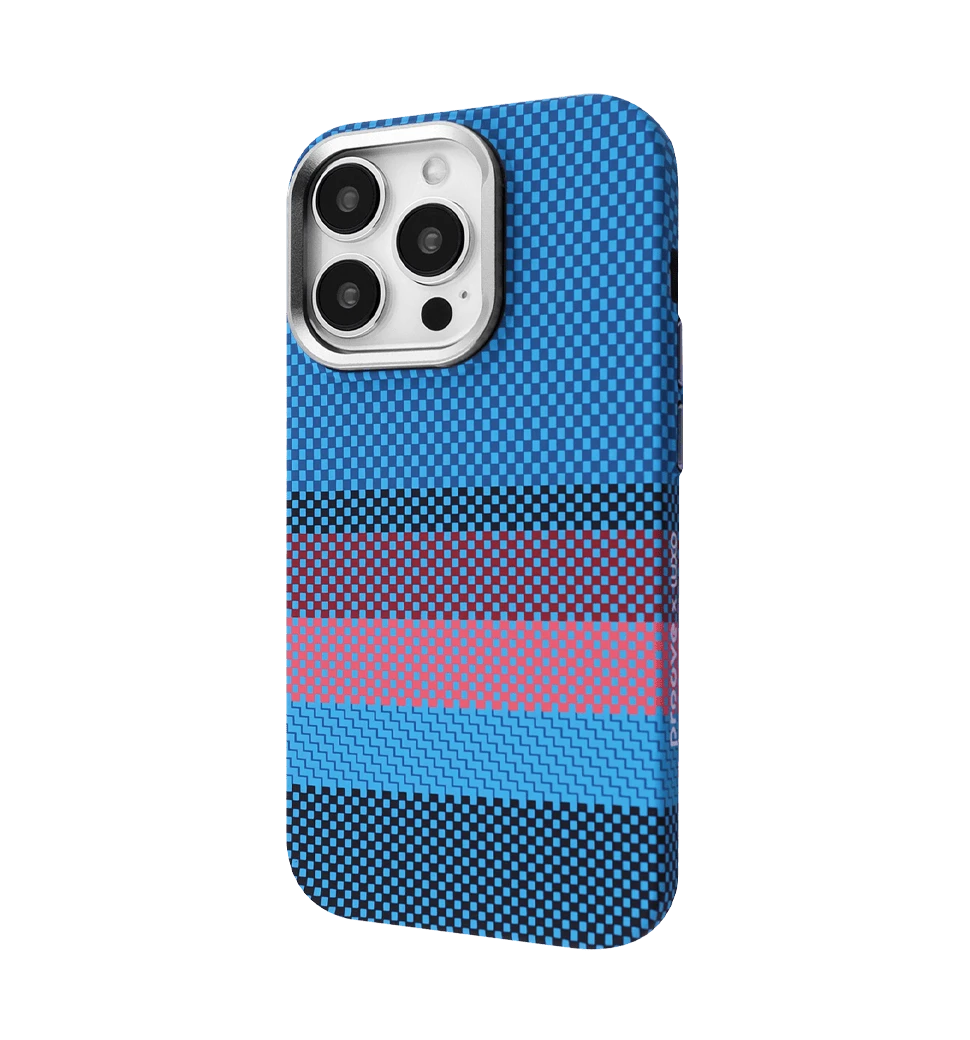 Чохол Proove Gleam Case with Magnetic Ring iPhone 16 Pro (blue borders)
