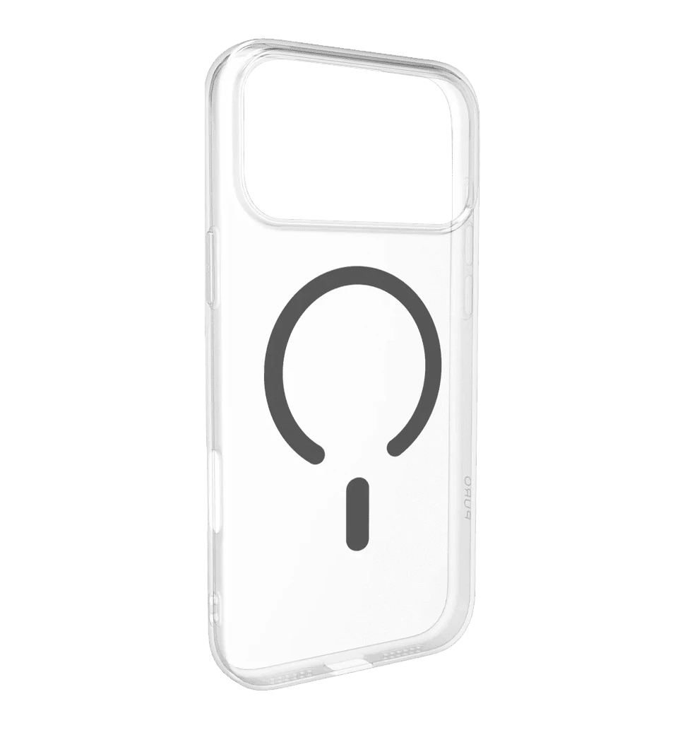 Чохол Puro Cover in TPU+PC "LITE MAG" with Magsafe for iPhone 17 Pro Max Transparent Dark Grey (PUIPC17P69LITEMDKGR)