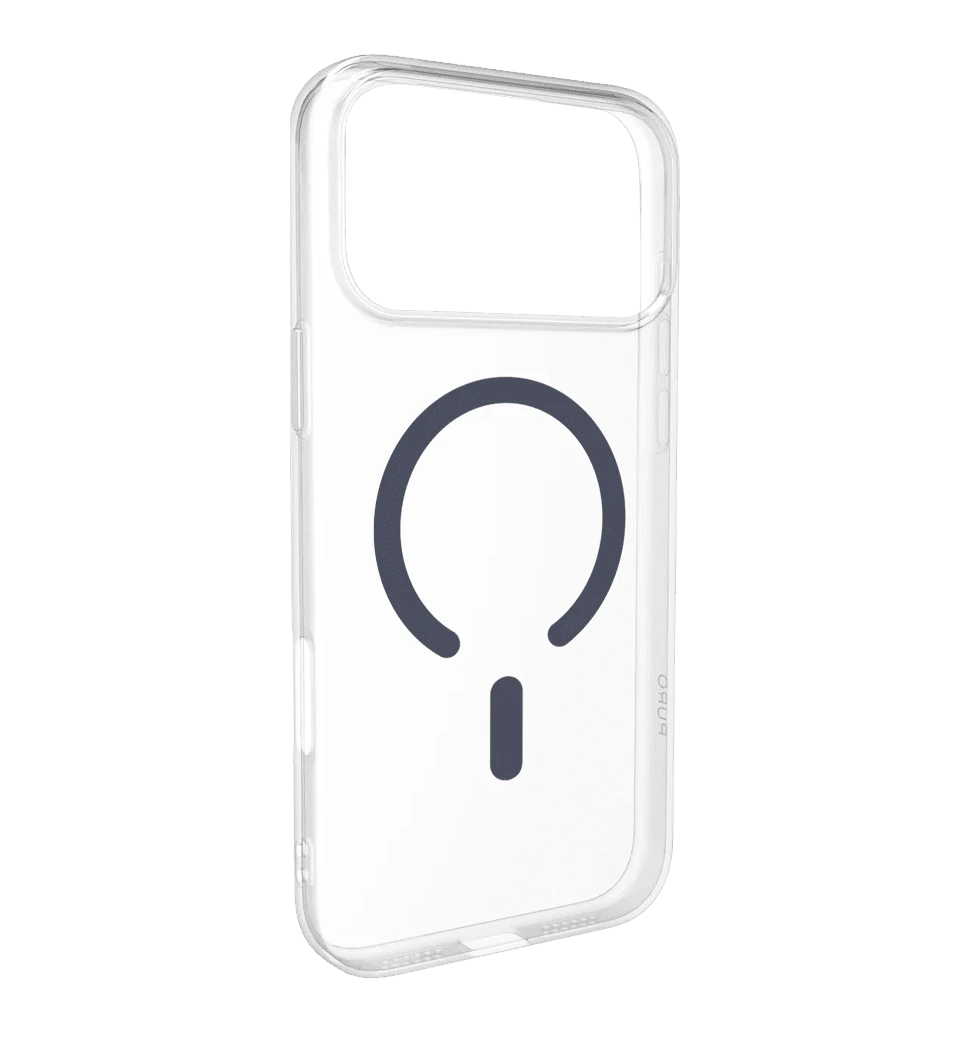 Чохол Puro Cover in TPU+PC "LITE MAG" with Magsafe for iPhone 17 Pro Transparent Dark Blue (PUIPC17P63LITEMDKBL)