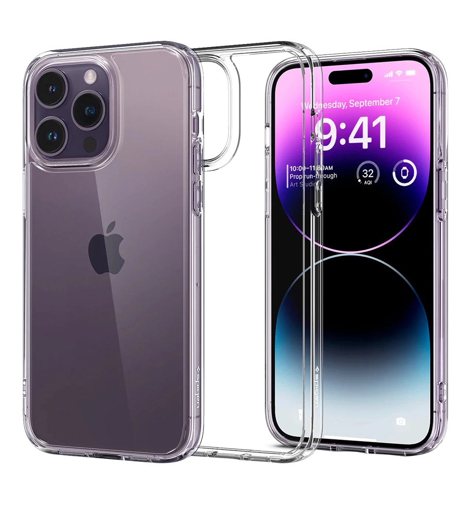 Чохол Spigen iPhone 14 Pro Max Ultra Hybrid, Crystal Clear (ACS04816)