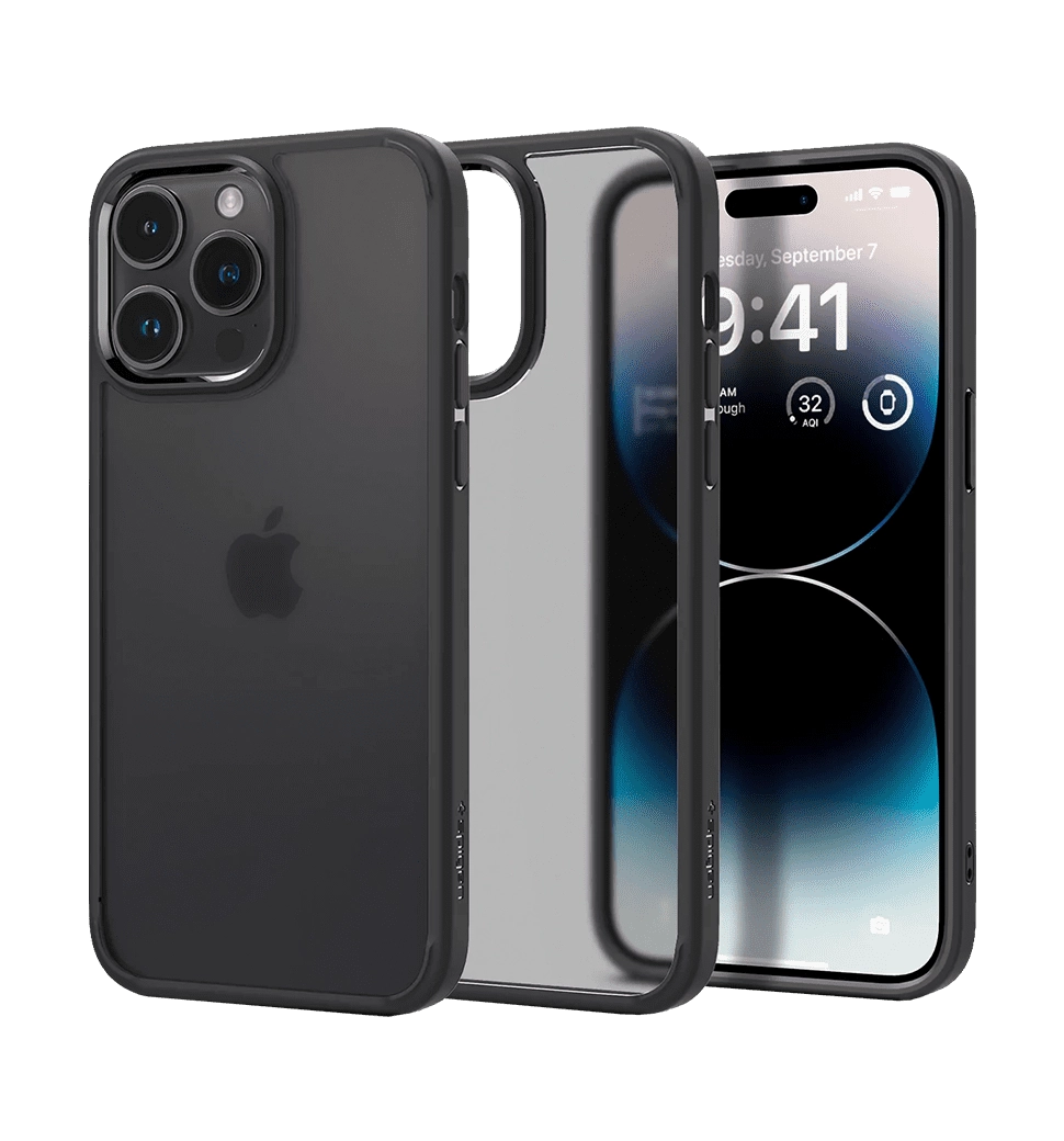 Чохол Spigen  iPhone 14 Pro Max Ultra Hybrid, Frost Black (ACS04824)