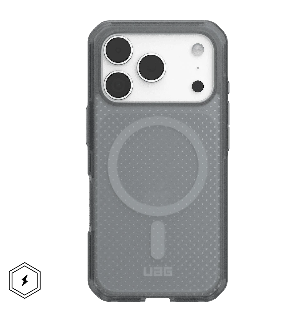 Чохол UAG для iPhone 17 Pro, Dot MagSafe, Ash
