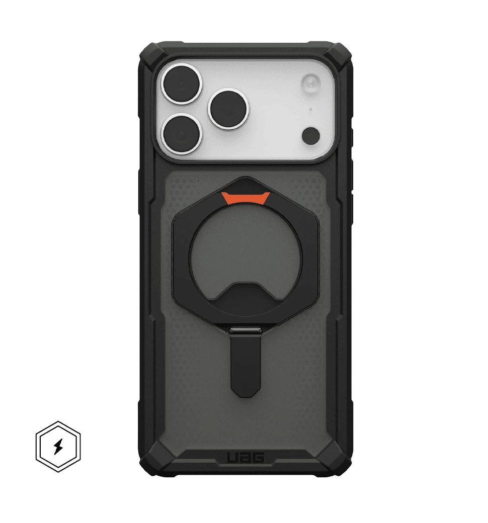 Чохол UAG для iPhone 17 Pro Max, Plasma XTE MagSafe, Black/Pop Orange