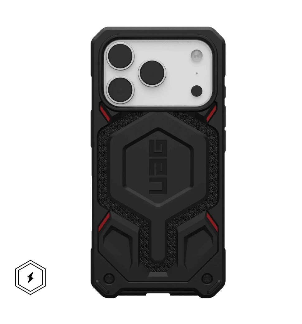 Чохол UAG для iPhone 17 Pro, Monarch Pro MagSafe, Kevlar Black
