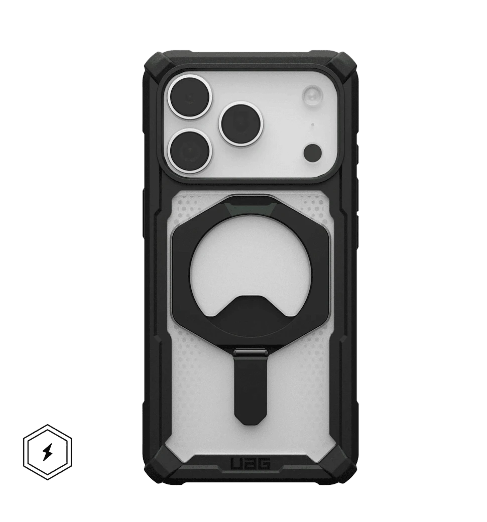 Чохол UAG для iPhone 17 Pro, Plasma XTE MagSafe, Black/Clear