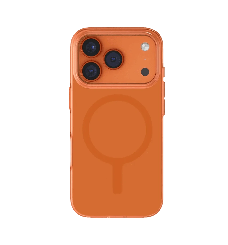 Чохол UNIQ Clario для iPhone 17 Pro Magclick Charging Orange (UNIQ- IP6.3P(2025)-CLARMVORG)