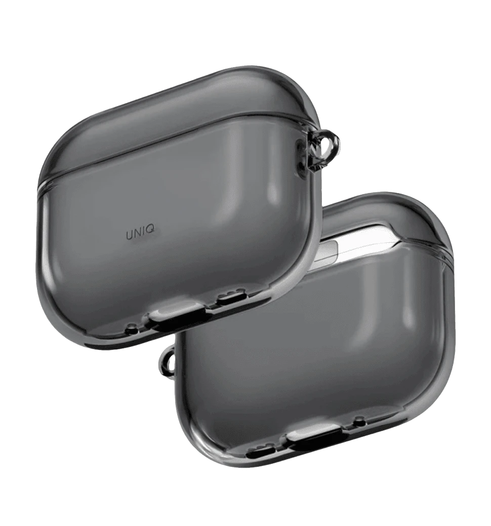 Чохол UNIQ Glase do AirPods Pro 3 Gray (UNIQ-AIRPODSPRO3-GLSGSMK)