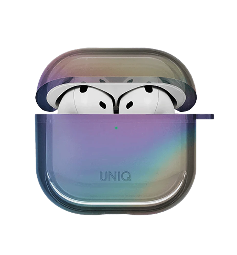 Чехол UNIQ Iridescia для AirPods 4 Midnight Quartz (UNIQ-AIRPODS(2024)-IRDMQTZ)